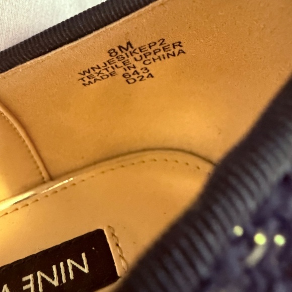 Nine West Women's Jesike Slip-on Pointy Toe Dress Flats Size 8M - Picture 8 of 8